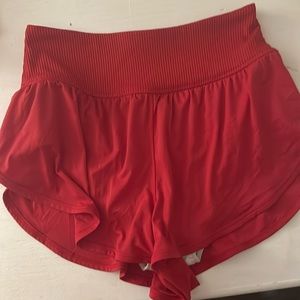 Red Fp movement game time shorts